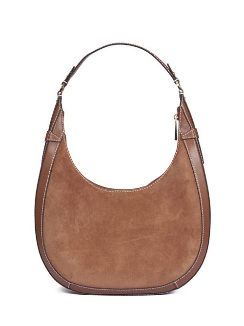 Preston large shoulder bag in brown suede MICHAEL KORS | 30T4G0PH9S230LUGGAGE